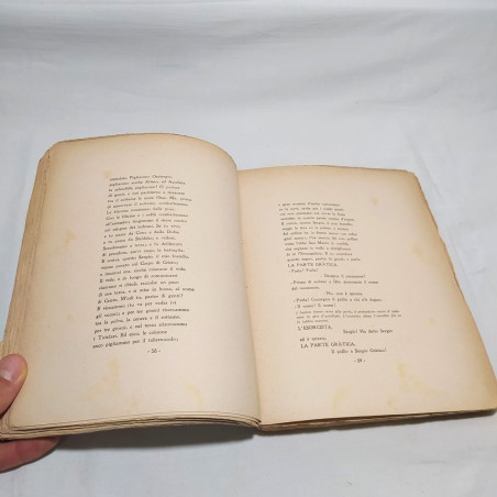 Libro LA NAVE tragedia di D'ANNUNZIO autore EMILIO CAMBELLOTTI