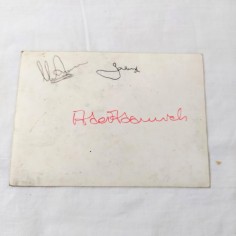 ADREA DE ADAMICH cartolina autografata 2