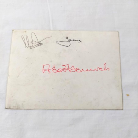 ADREA DE ADAMICH cartolina autografata
