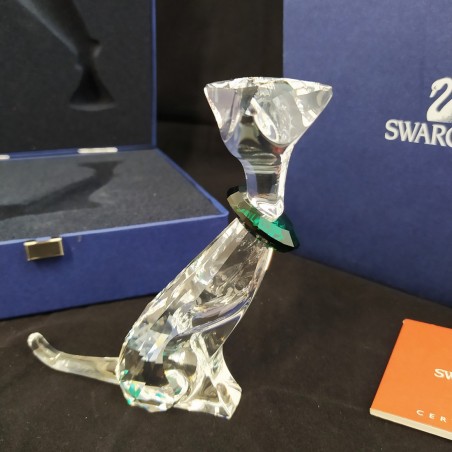 Swarovski CAT / GATTO CON COLLARE VERDE Art. 289 478 / 7685 NR 000 002