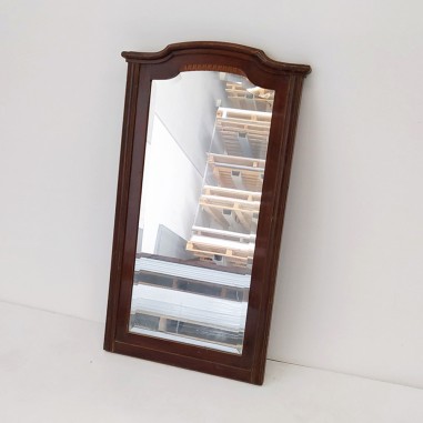 Specchio da ingresso con cornice in legno primo 900
