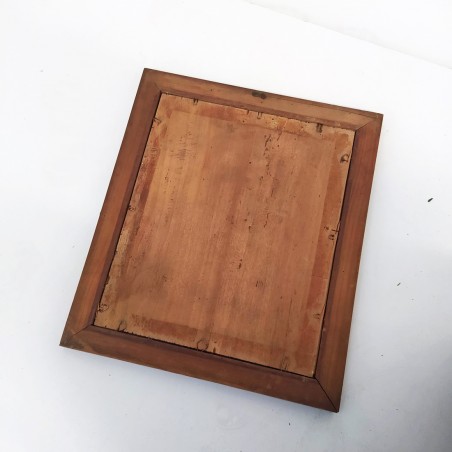 Cornice in legno primo 900 con stampa Gesù Re