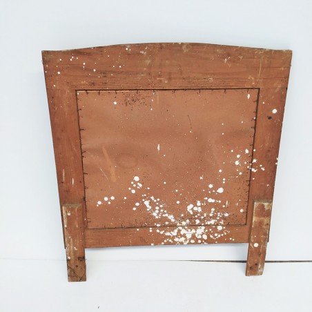 Sponda da letto con pannello e decoro metà 800