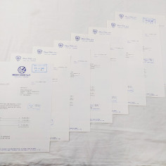 Lotto di 8 fatture BRESCIA CALCIO spa 1990