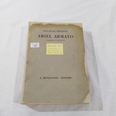 Libro ARIEL ARMATO Bozza di stampa 1930 - 705 pagine autografo MONDADORI