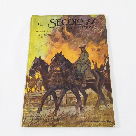 Rivista IL SECOLO XX Ars et Labor Anno XIV n° 19 1° ottobre 1915