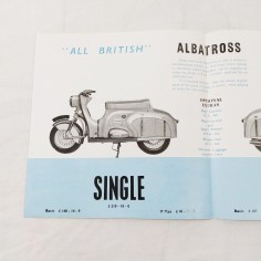 Brochure volantino pubblicitario DAYTON ALBATROSS SCOOTERS "Continental" 250 cc 2