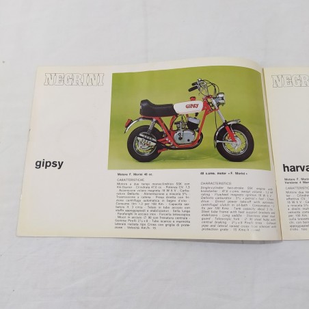 Motoclicli NEGRINI Libretto brochure gamma prodotti - Italiano e Inglese