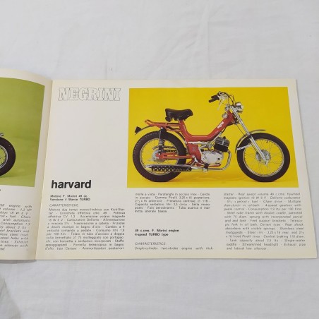 Motoclicli NEGRINI Libretto brochure gamma prodotti - Italiano e Inglese