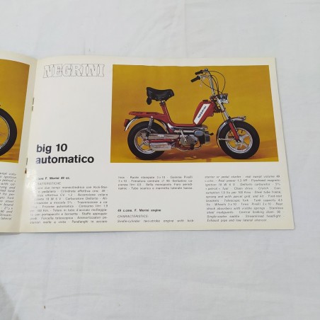 Motoclicli NEGRINI Libretto brochure gamma prodotti - Italiano e Inglese