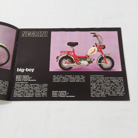 Motoclicli NEGRINI Libretto brochure gamma prodotti - Italiano Francese