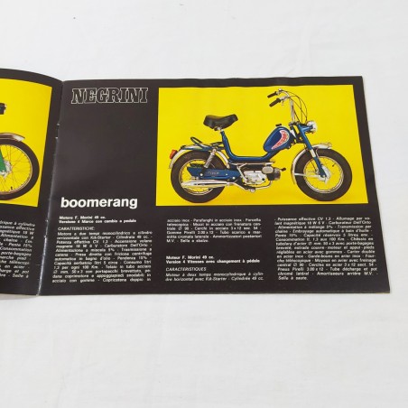 Motoclicli NEGRINI Libretto brochure gamma prodotti - Italiano Francese