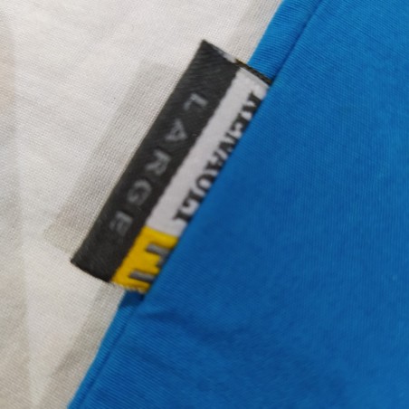 BENETTON 2003 Formula 1 camicia MILD SEVEN RENAUT azzurra e gialla Large