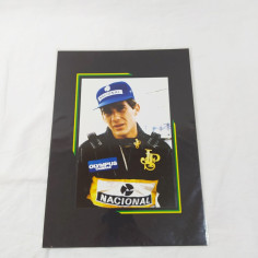 Fotografia originale AYRTON SENNA Test Imola 1986 15x22 cm