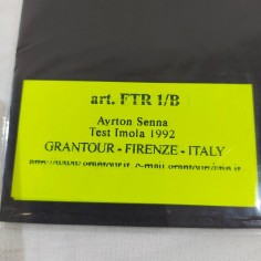 Fotografia originale AYRTON SENNA Test Imola 1992 15x22 cm 2