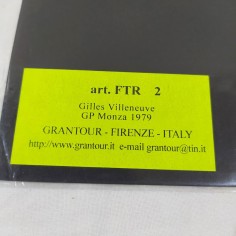 Fotografia originale GILLES VILLENEUVE Monza 1979 22X15 cm 2