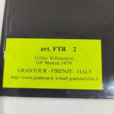 Fotografia originale GILLES VILLENEUVE Gp Monza 1979 22X15 cm 2
