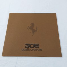 Brochure FERRARI 308 quattrovalvole 1983