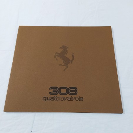 Brochure FERRARI 308 quattrovalvole 1983