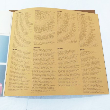 Brochure FERRARI 308 quattrovalvole 1983