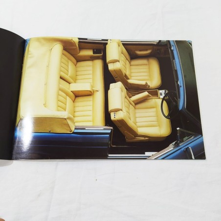 ROLLS ROYCE CORNICHE brochure depliant italiano 12 pagine