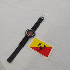 Orologio polso uomo ABARTH 40 mm Swiss made, nero rosso nuovo