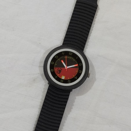 Orologio polso uomo ABARTH 40 mm Swiss made, nero rosso nuovo