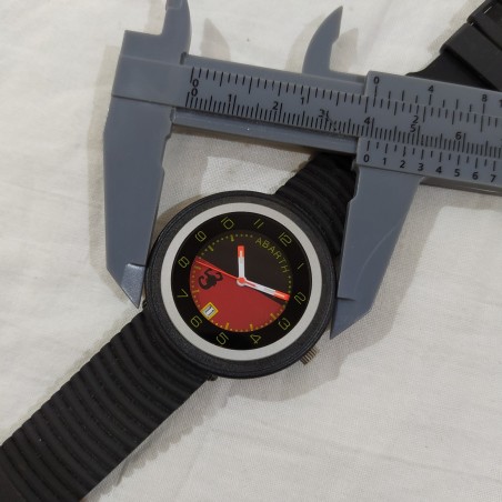 Orologio polso uomo ABARTH 40 mm Swiss made, nero rosso nuovo