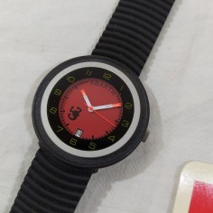 Orologio polso uomo ABARTH 40 mm Swiss made rosso con datario nuovo 2