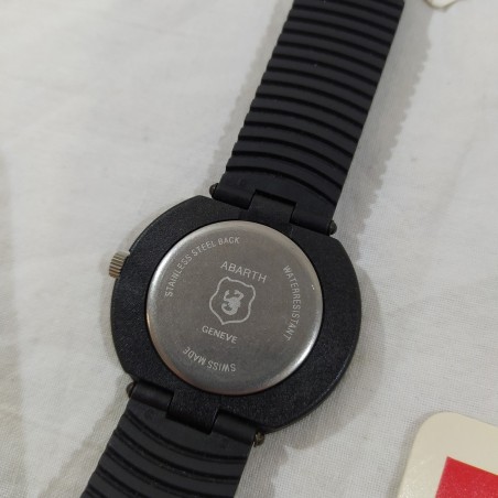 Orologio polso uomo ABARTH 40 mm Swiss made rosso con datario nuovo