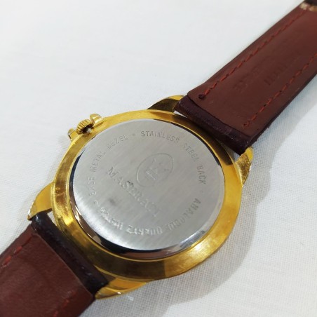 Orologio polso uomo originale Maserati cassa 36 mm colore oro