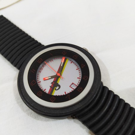 Orologio polso uomo originale Abarth cassa 40 mm nero