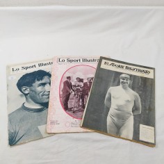 Lotto di 3 numeri LO SPORT ILLUSTRATO 1914-1920 e 1923 2