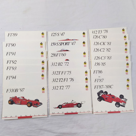 Cofanetto 20 cartoline FERRARI 1947-1997