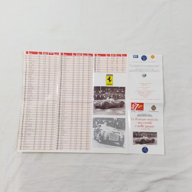 Brochure "Le FERRARI storiche nei cortili e nelle piazze 5-8 giugno 1997"