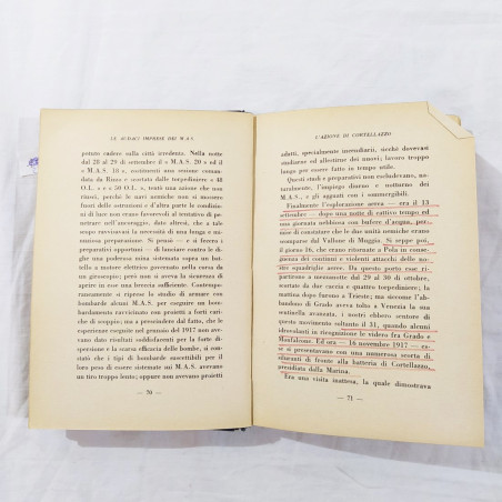Libro LE AUDACI IMPRESE DEI MAS 1931 - ottimo