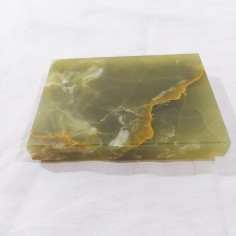 Placca da tavolo in marmo verde e argento SIAI MARCHETTI inc. Monti 2