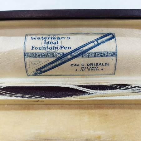 Porta penne originale WATERMAN Ideal Fountain Pen Cav. Drisaldi Milano