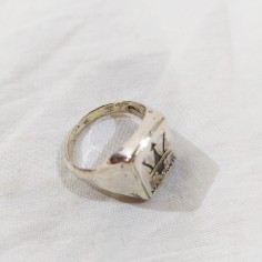 Anello uomo in argento originale MASERATI peso 10,8 grammi diametro 21 mm 2