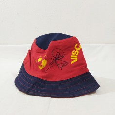 Cappellino BARCELLONA F.C. Con autografo MESSI