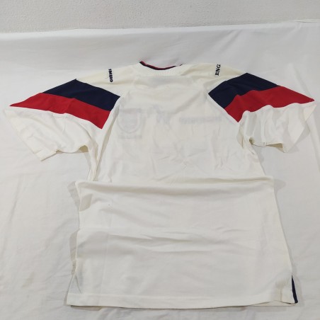 Maglia calcio Nazionale INGHILTERRA Green Flag con autografo Beckham
