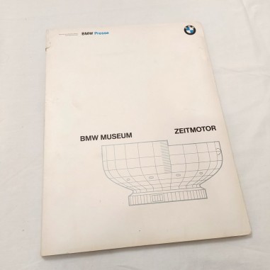 Opuscolo museo BMW Zeitmotor BMW Presse testo in italiano