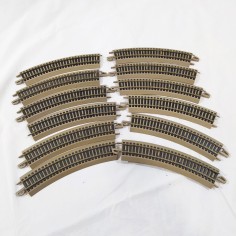 Lima Rivarossi 11 binari curvi LIMA-LINE usati scala H0 2