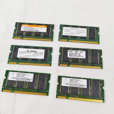 RAM obsoleta - PC2700S - SODIMM DDR333 256Mb