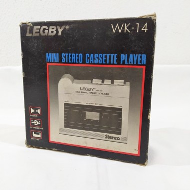 NOS Lettore cassette Walkman LEGBY WK-14 nuovo