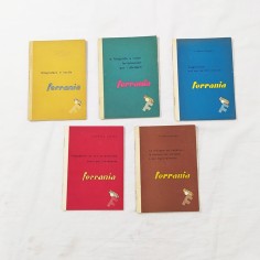 FERRANIA lotto di 5 libretti e un fermacarte in plexiglas 2