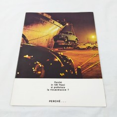 Volkswagen maggiolino brochure depliant prospekt 12 pagine 1963 2