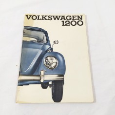 Volkswagen 1200 Limousine und Cabriolet Export Modell Betriebsnaleitung