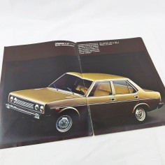 FIAT 131 mirafiori, brochure 12 pagine motore 1600. Stampato 4381 2