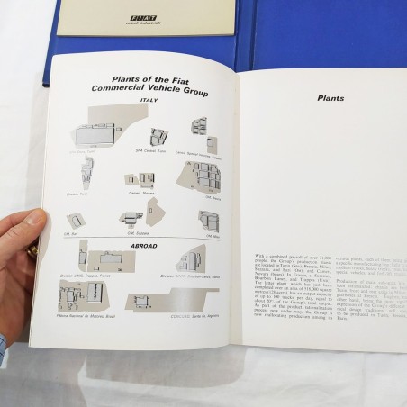 Fiat Veicoli industriali cartella Salone Ginevra 1974 + Foto e pressentazioni
